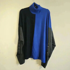 Alfani Turtleneck Draped Sweater